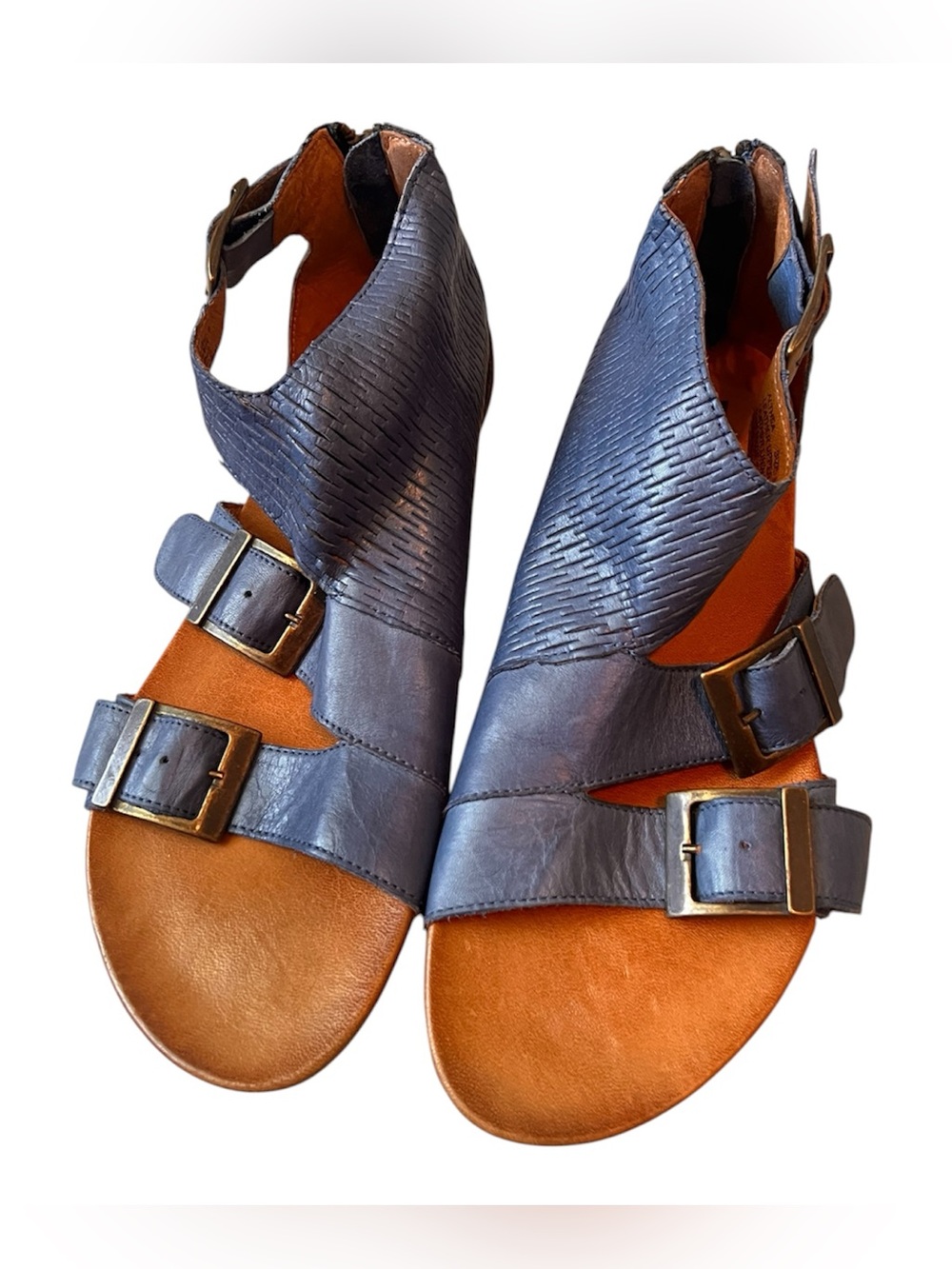 Miz Mooz Althea Blue Sandals size 8